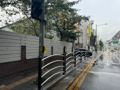 2024년 교통사고 잦은곳 개선공사 시행 관급자재(보행자방호울타리)_240718