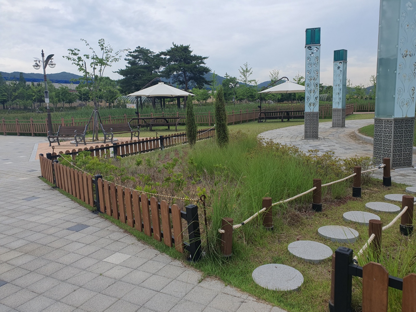 FENSUM 1615_세천늪근린공원 내 수목훼손방지용울타리_230509